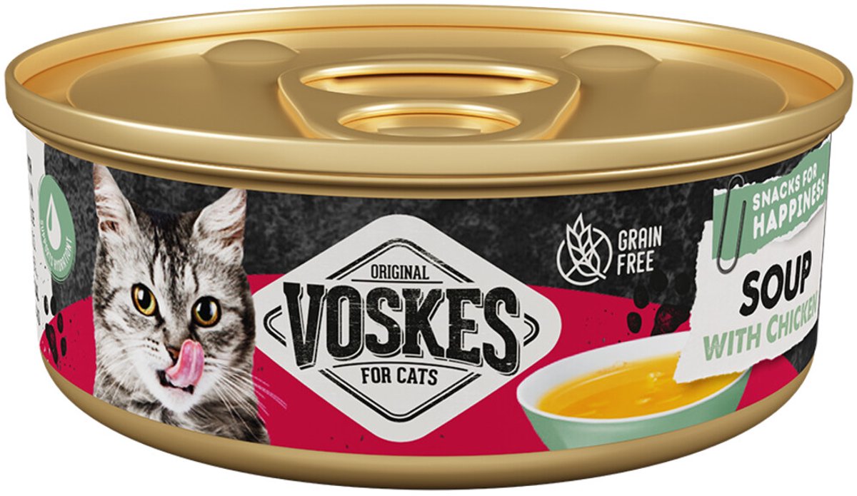 Voskes Original Soep Kattensnack Kip - 36 x 50 gr - Voordeelverpakking