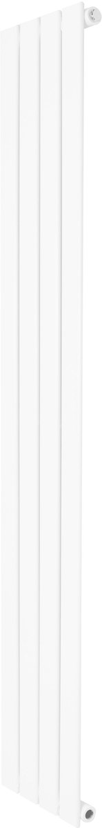 1-kolom design radiator - 1600x280 mm - wit - vlakke panelen