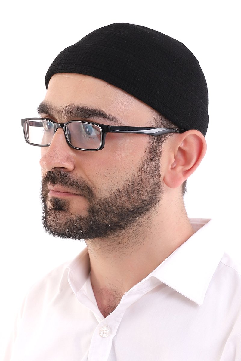 Ihvan Online Turkse Winter Fluwelen Roll-Up Kufi Muts Voor Heren – Taqiya, Takke – Warme Islamitische Gebedsmuts – Perfect Als Islamitisch Cadeau