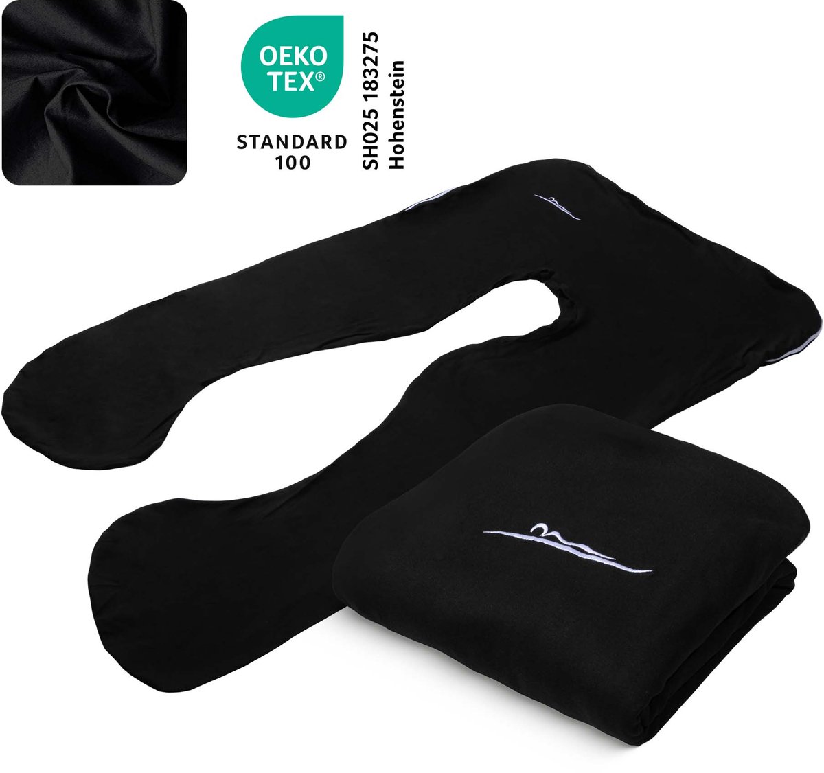 Vervanghoes Katoen - Sportkleding - Ademend - Zwart - Vochtregulend - Comfortabel Draaggevoel