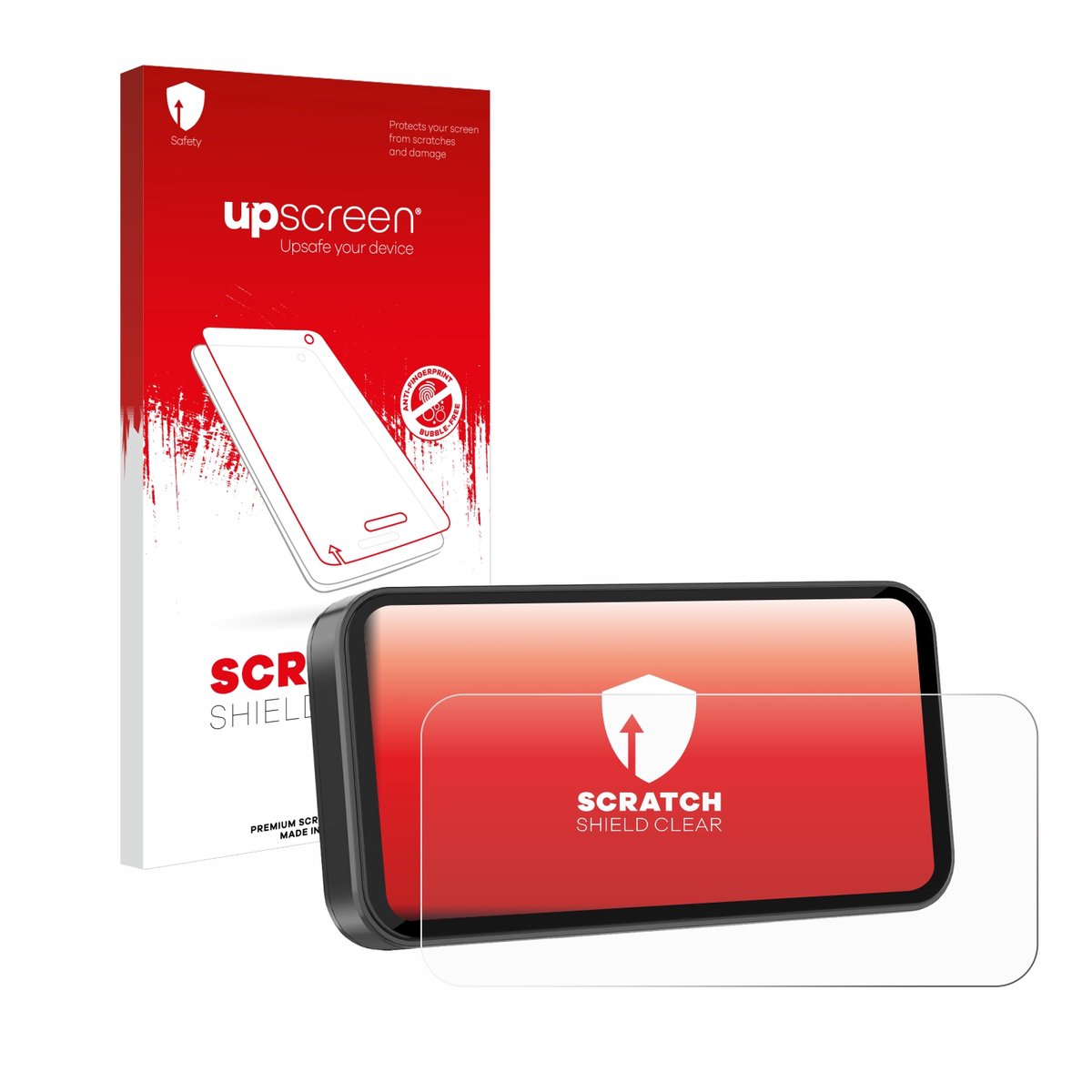 upscreen - Screenprotector voor Carpuride W603D 6.3" - Folie Beschermfolie transparant