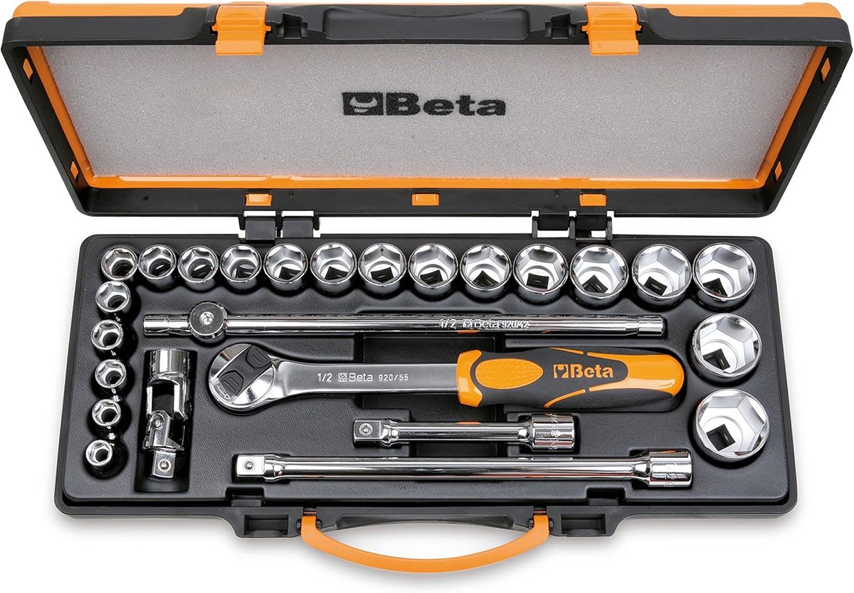 Dopsleutelset met 6 Delige Accessoires voor Zeskantmoeren
