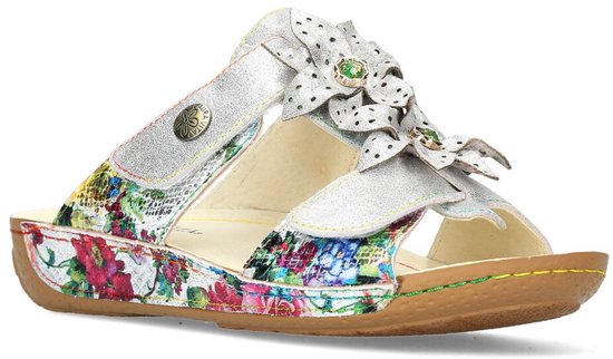 Laura Vita Slipper Linao 01 SL918-1D Argent