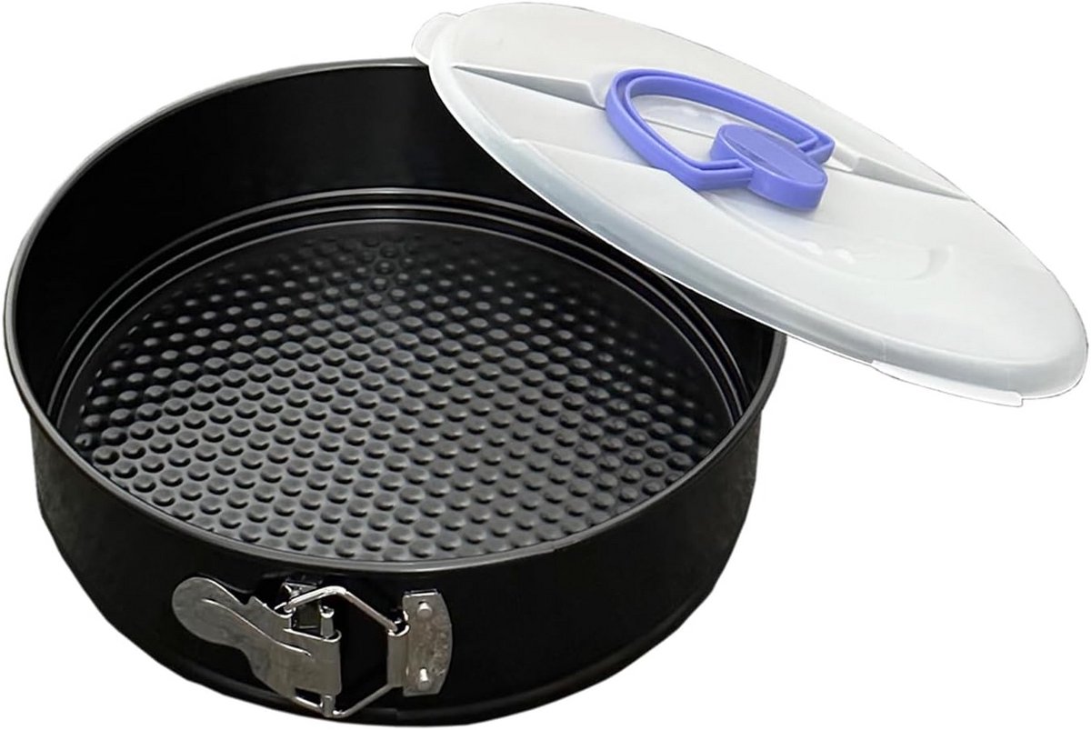 Ronde Springvorm met Deksel Ø 26 cm - Anti-Aanbak Cake- en Taartvorm