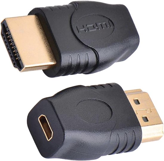 Micro HDMI naar HDMI Adapter (Type D naar Type A) - Full HD 1080p ...