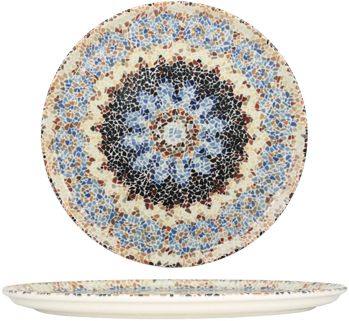 By Bone Pizzabord - Armonia - Porselein - 32 cm - set van 2