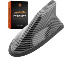 VCTparts® Universele Haaienvin Autoradio Antenne Carbon – Stijlvolle AM/FM Antenne voor Auto's met Eenvoudige Installatie