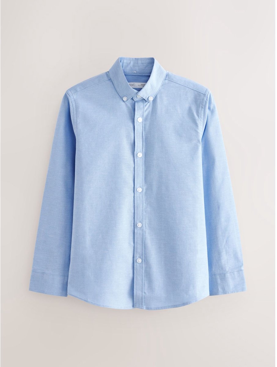 Next - Jongens - Oxford overhemd - Blauw