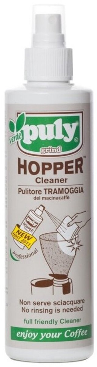 Puly Caff Verde Grind Hopper - Biologische Reiniger voor koffiemolen hoppers - 200ml
