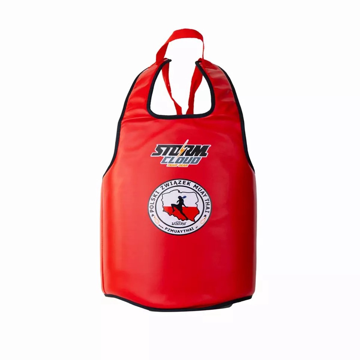 StormCloud PZMT - Borstbeschermer - Maximale Bescherming - Flexibel Comfort - Officieel PZMT Logo - Rood M