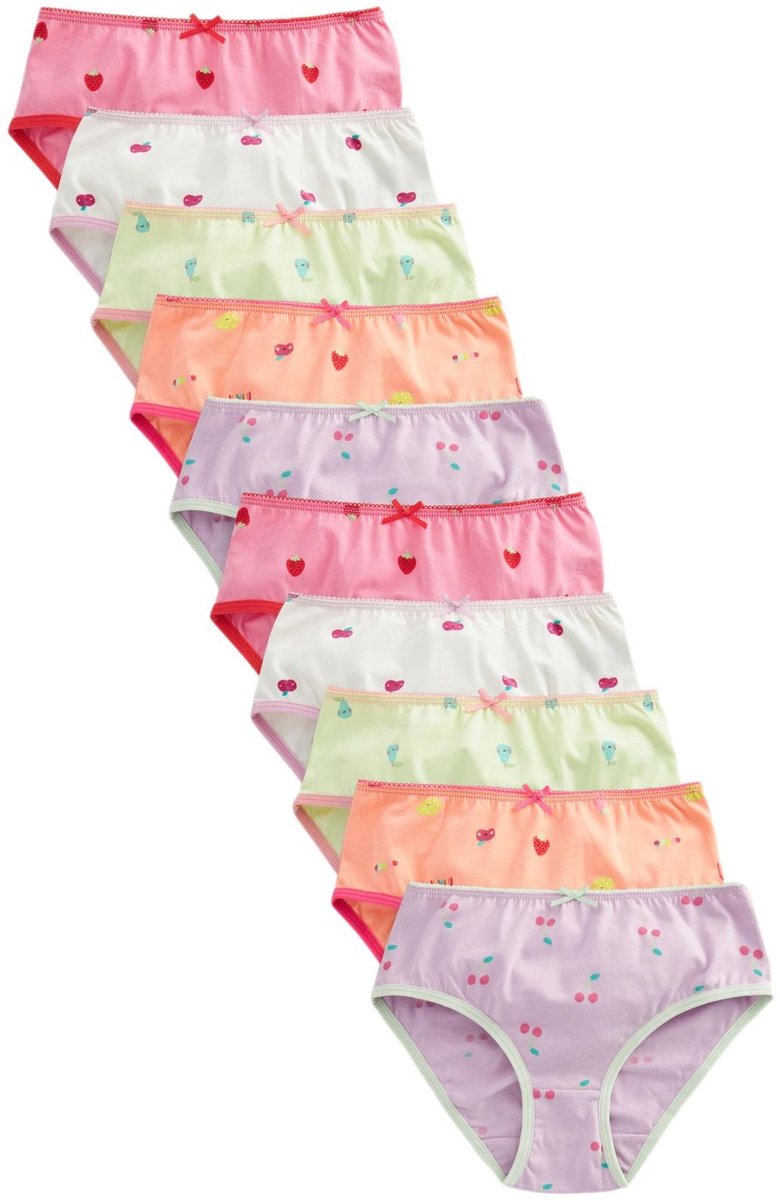 Next - Meisjes - Verpakking van 10 onderbroeken - Roze