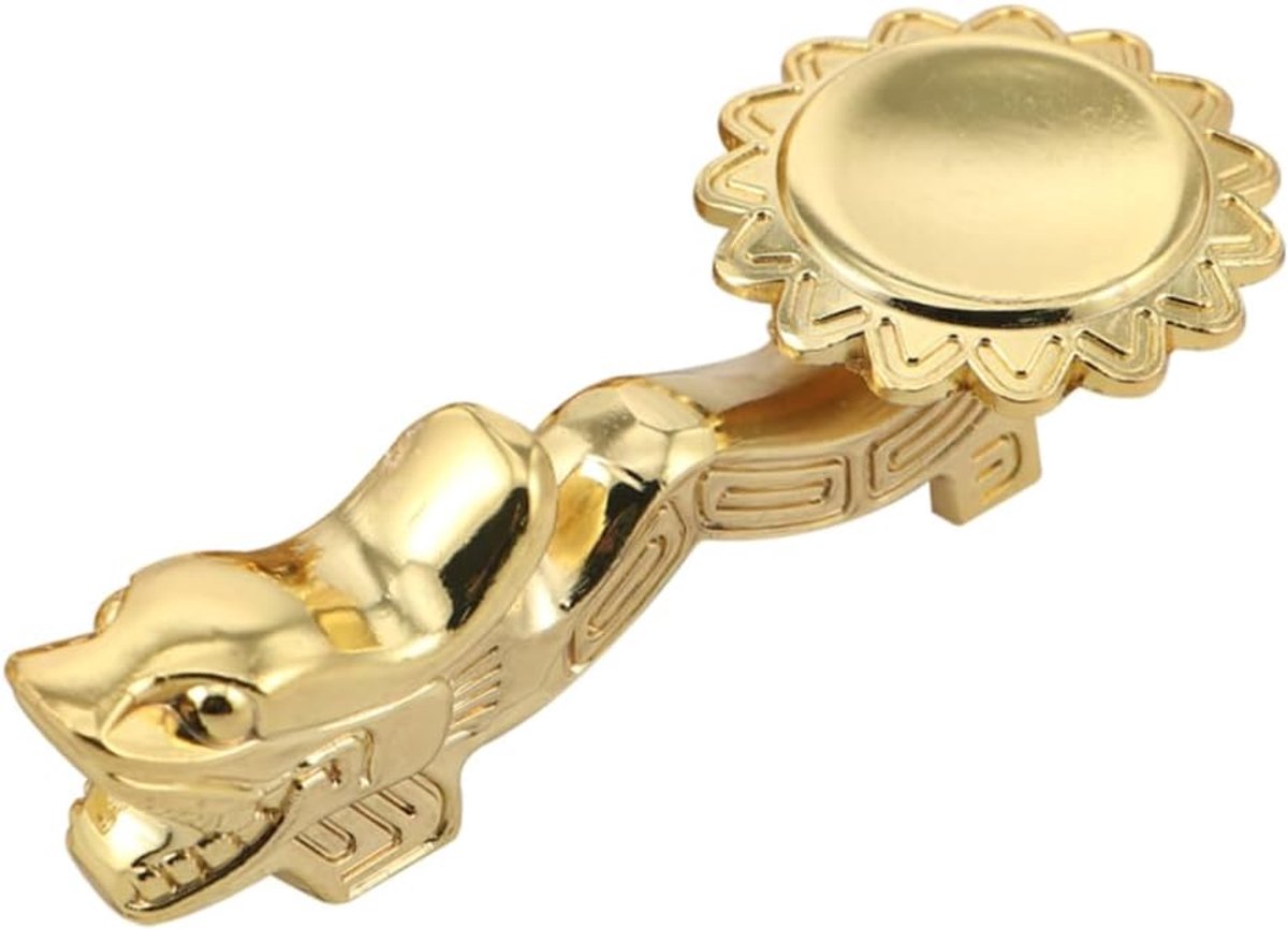 Eetstokjes Houders - Lepel Steunen - Eettafel Decoratie - Drakenkop Design - 9 x 2.5 cm - Goud