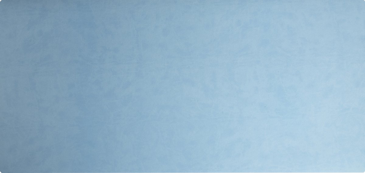 Exacompta Onderlegger soepele PU tweekleurig 43x90cm - Zee/hemel - 29164E