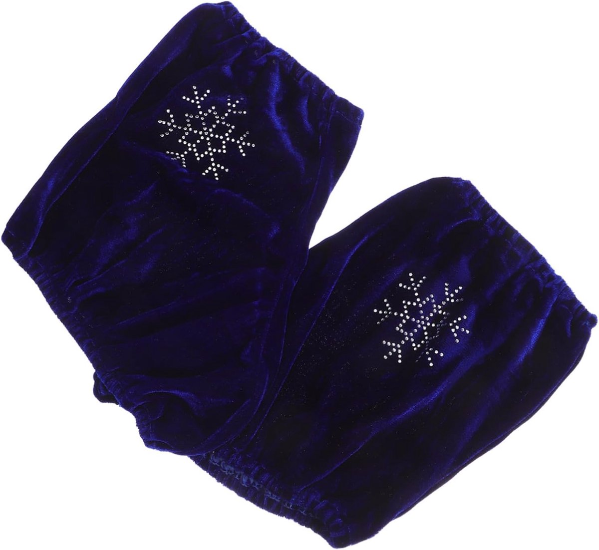 Schaatsschoen Overtrekken - Schaatshoezen Schoenbeschermers - IJsschaatsen Beschermen - Elastisch Velvet Materiaal - 20x19x1 cm - Blauw