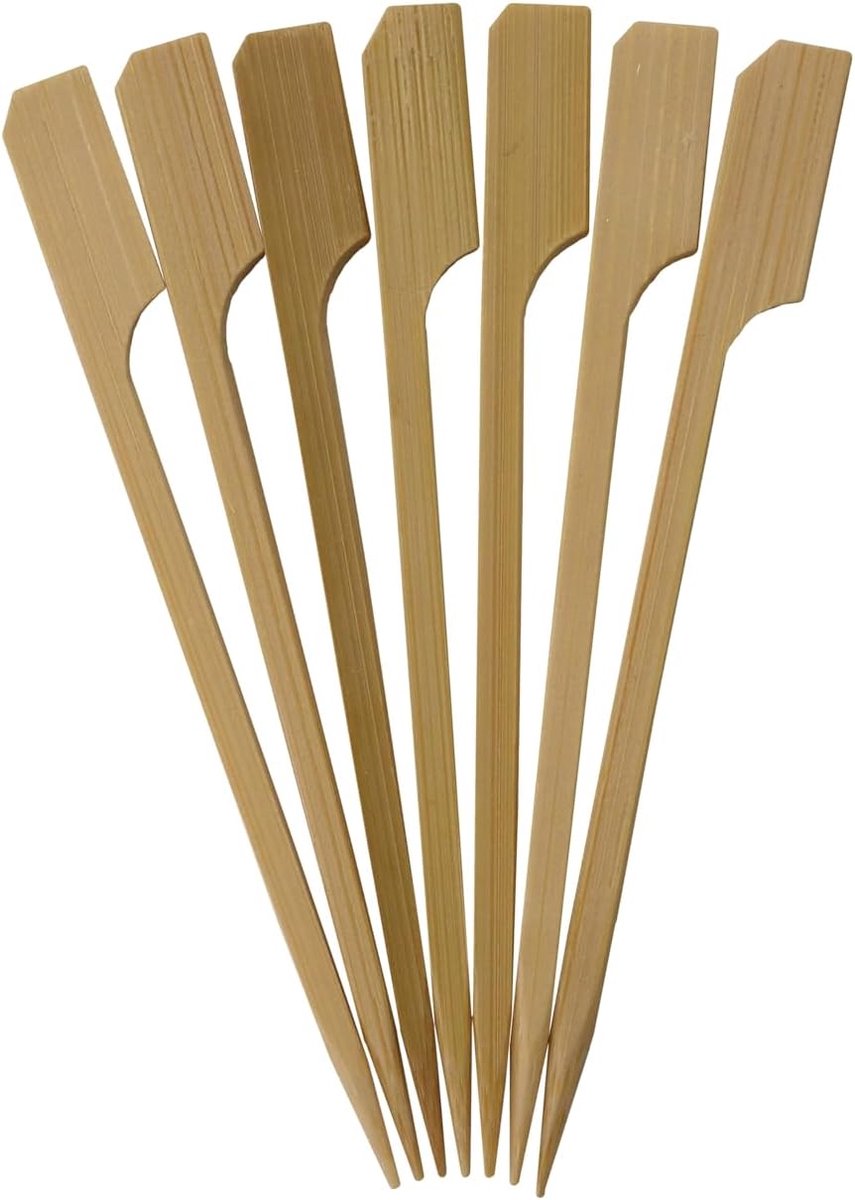 Bamboe Prikkers - Fingerfood Spiesen - Feestelijke Hapjes - Duurzaam Materiaal - 10 cm