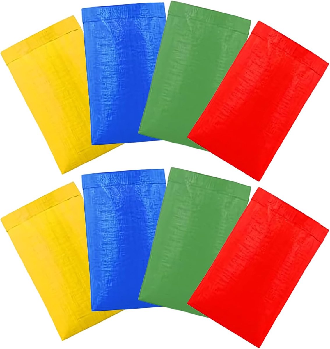 Zakken Race Spel - Aardappelzakken Set - Buiten Spelen - Duurzaam Materiaal - 8 Stuks - Multicolor