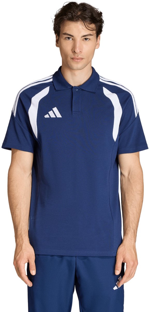 adidas T-shirt Heren Tiro 26 League Poloshirt Donkerblauw - Maat L