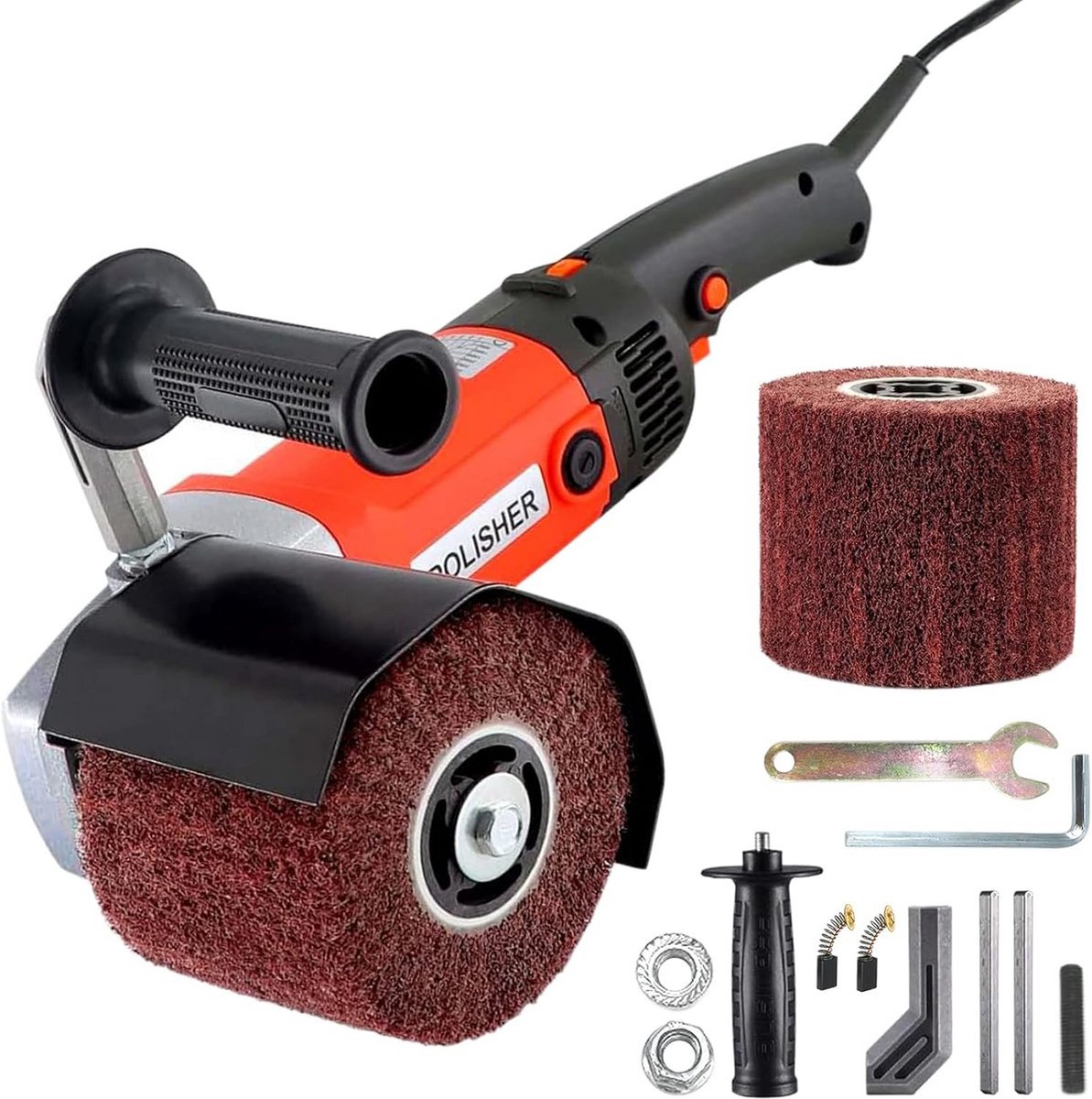 Satijnen slijpmachine met 6 snelheden voor hout en metaal