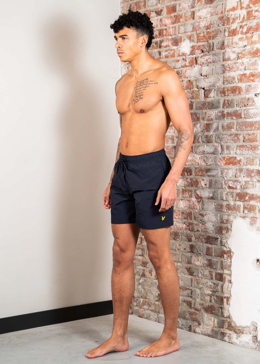 Lyle & Scott Zwembroek Plain Donkerblauw (navy) - Heren — afbeelding 6