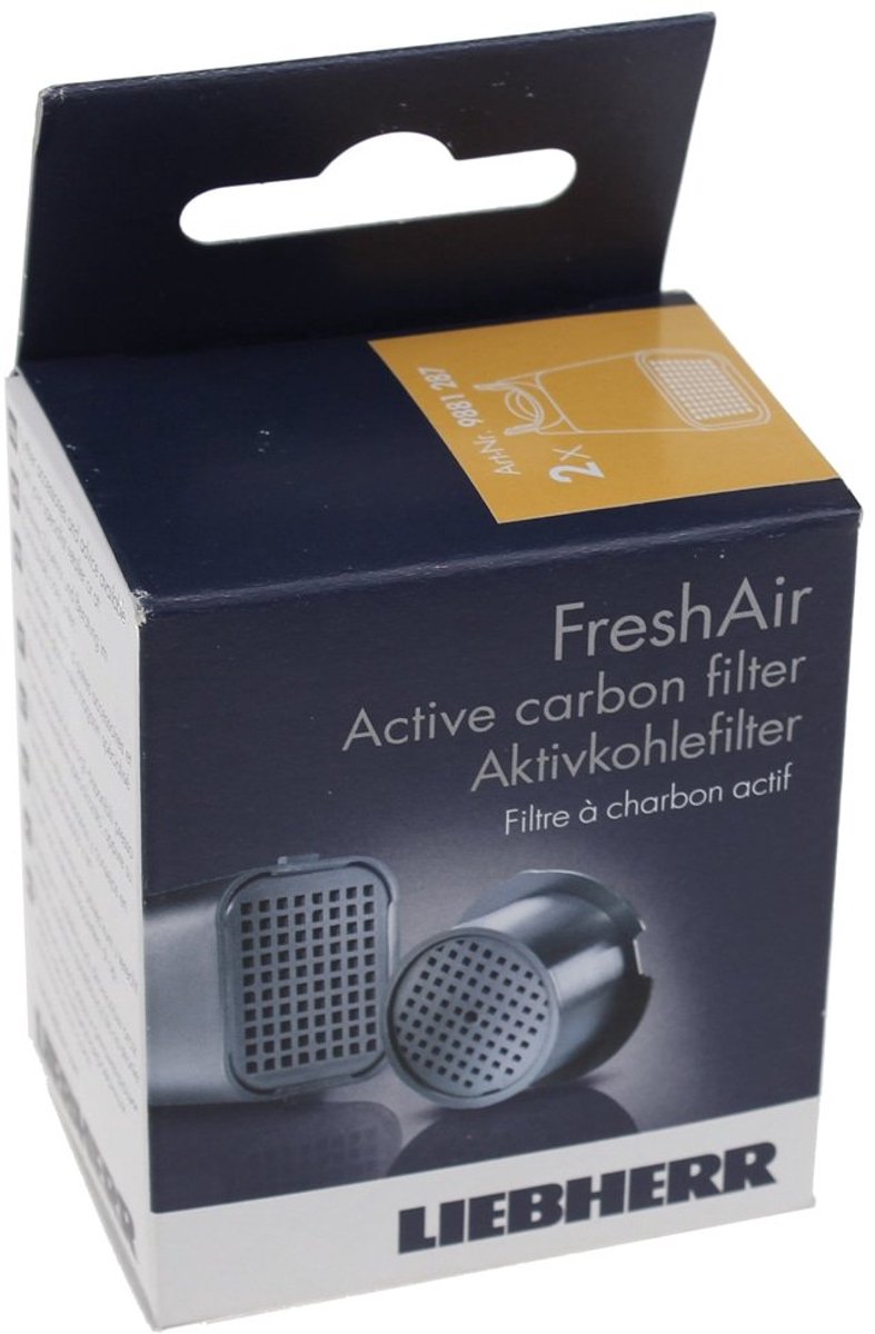 Liebherr FRESH AIR KOOLFILTER (2 STUKS) - 9881287 Zwart
