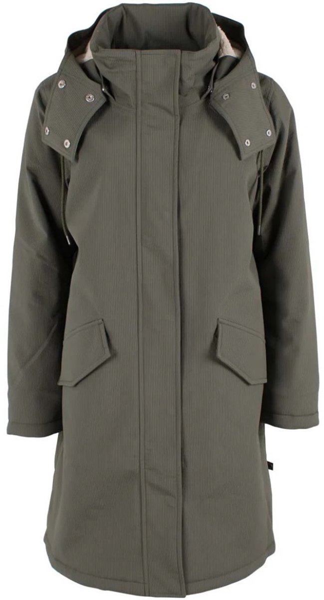 lange winter parka Danexpedition van Danefae Groen