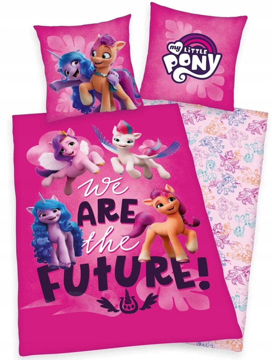 My Little Pony Katoenen Dekbedovertrek 140x200 cm - Roze Pony