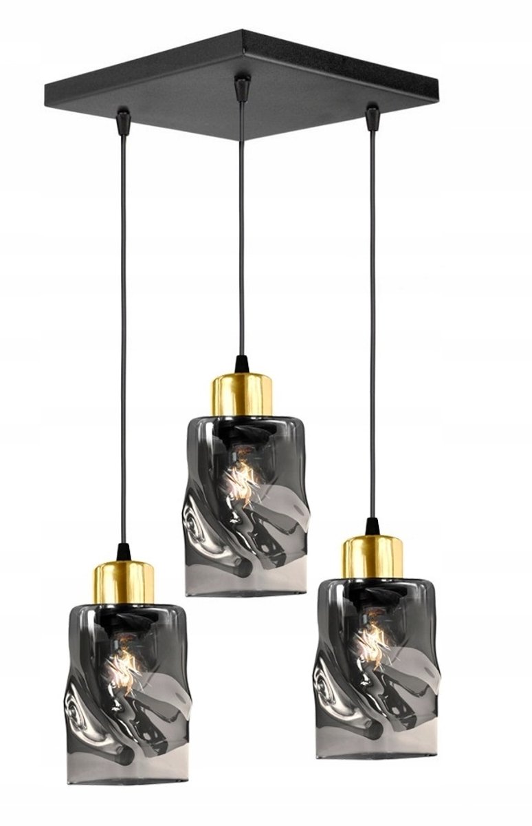 Hanglamp LORD 8-302HR Zwart/Goud E27 - Stijlvolle Verlichting