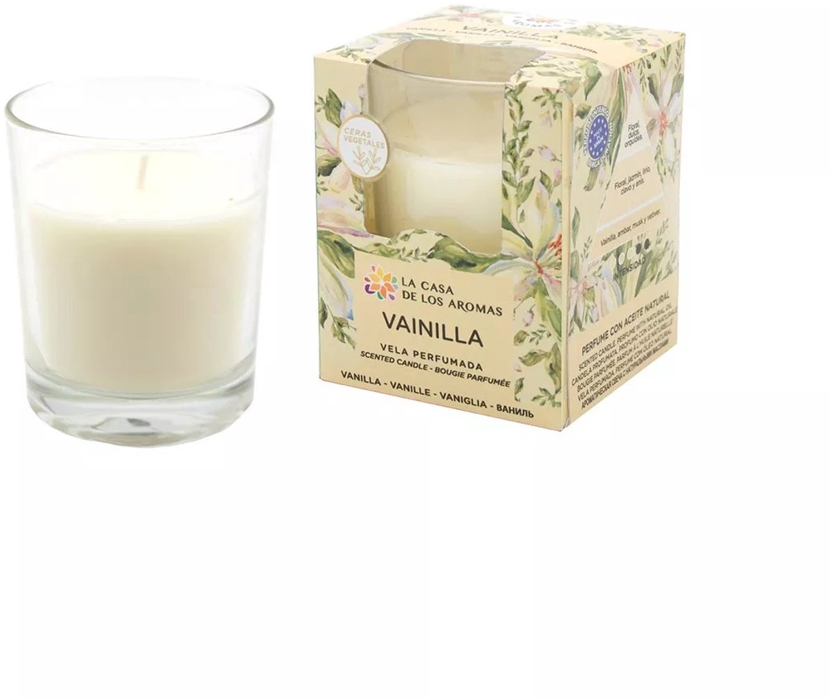 La Casa de los Aromas Geurkaars Vanille 140g - Sfeervol en Ontspannend