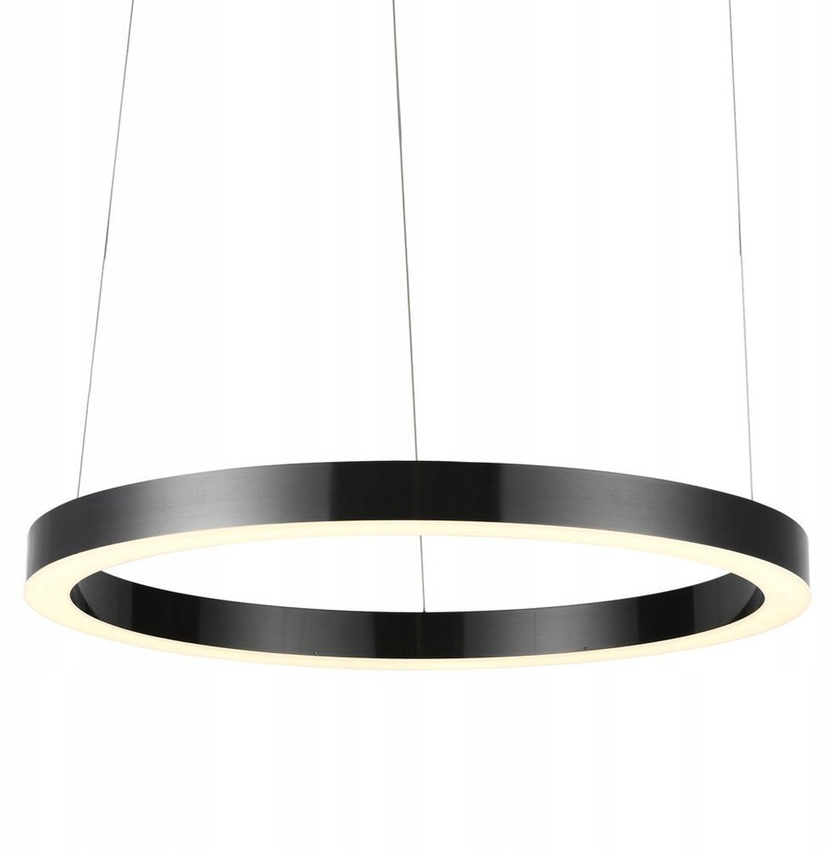Circle 100 LED Plafondlamp Titan Zwart 100cm - Dimbaar & App Bediening
