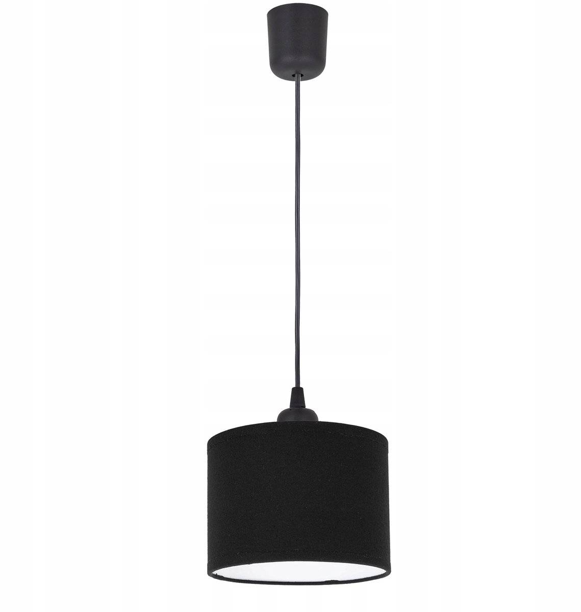 Hanglamp Loft Mini Zwart Stoffen Kap E27