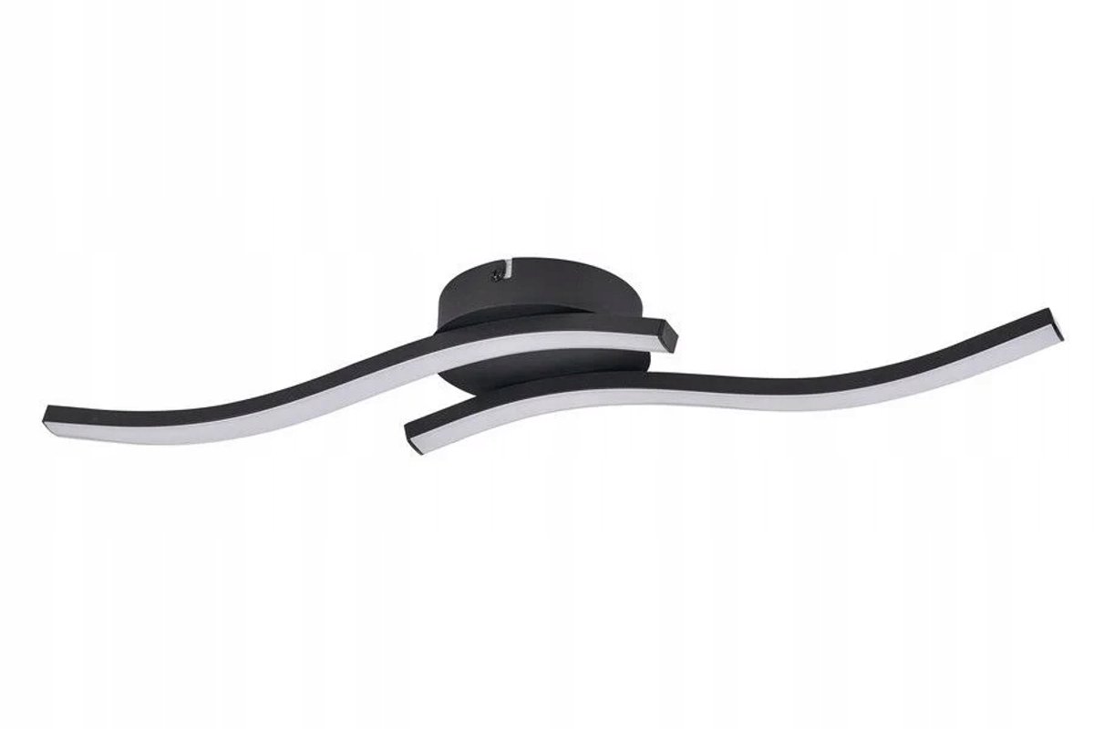 Moderne zwarte plafondlamp LED 12W Vloergericht design