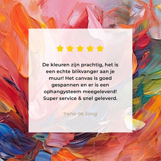 Canvas schilderij 120x80 cm - Wanddecoratie Olieverf - Kunst - Abstract - Kleurrijk - Muurdecoratie woonkamer - Slaapkamer decoratie - Kamer accessoires - Schilderijen op canvas