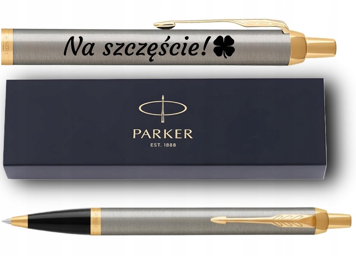 Parker IM Brushed GT Pen met Gravure - Luxe Geschenk voor Student/Leraar