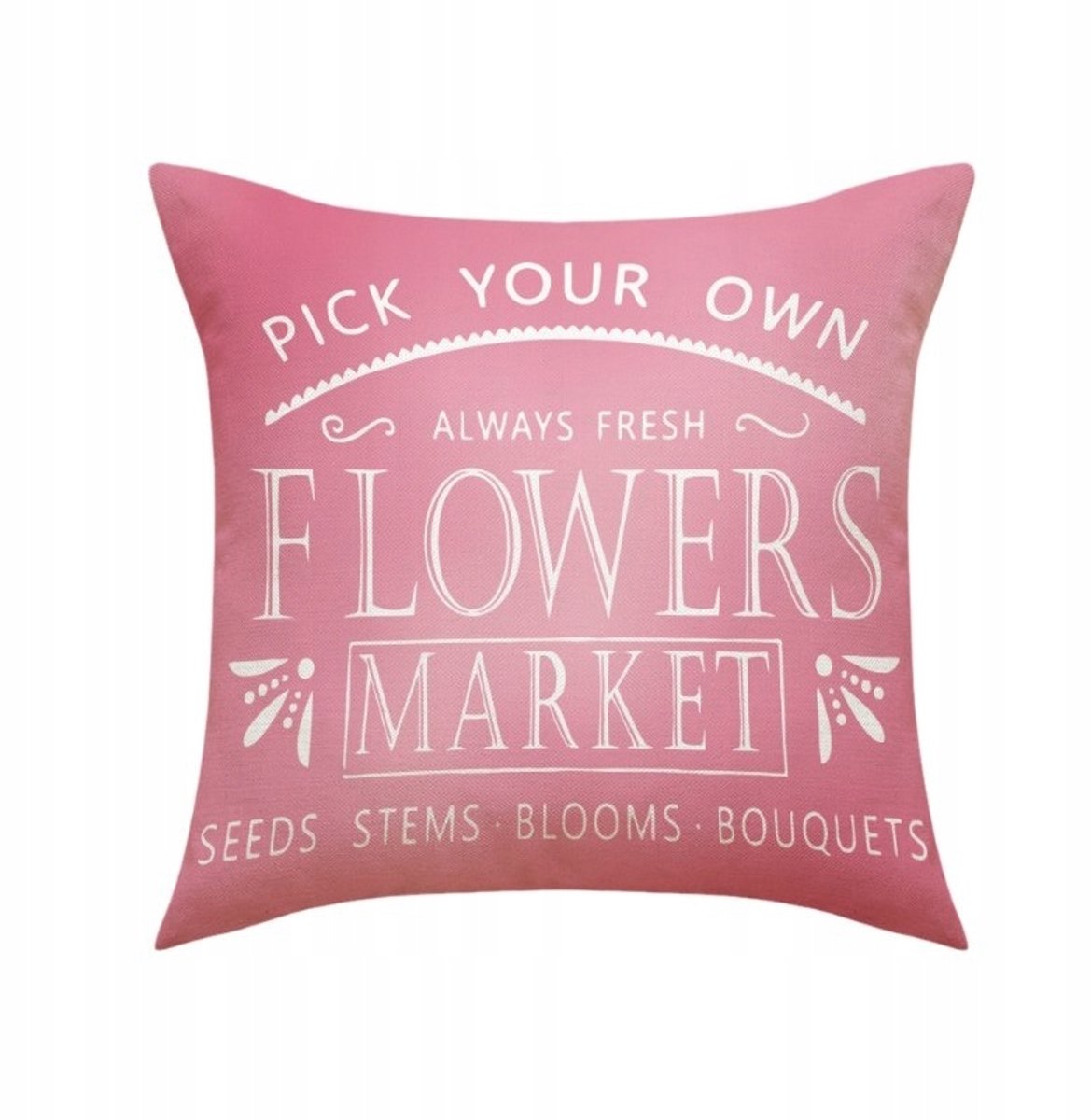 Decoratieve Kussensloop 45x45 cm - Bloemen Markt Stijl