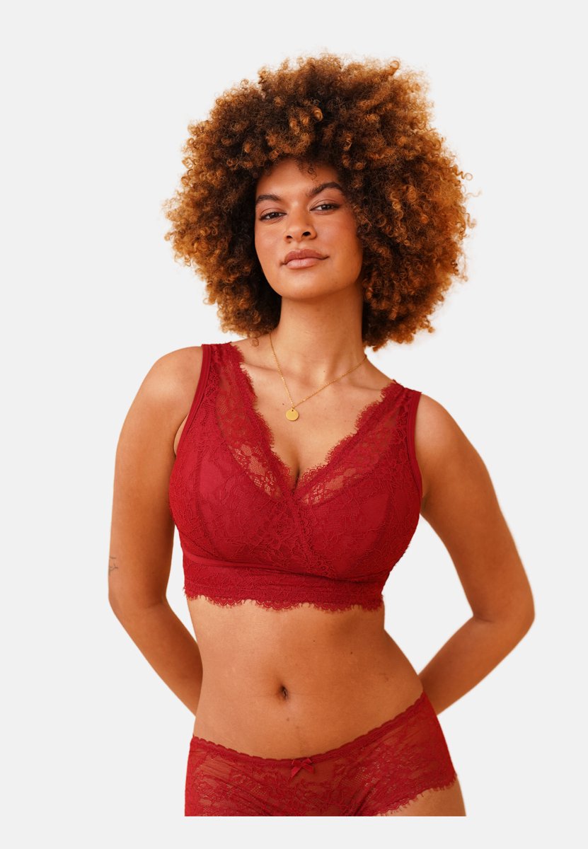 SugarShape bralette EMILIA burgundy