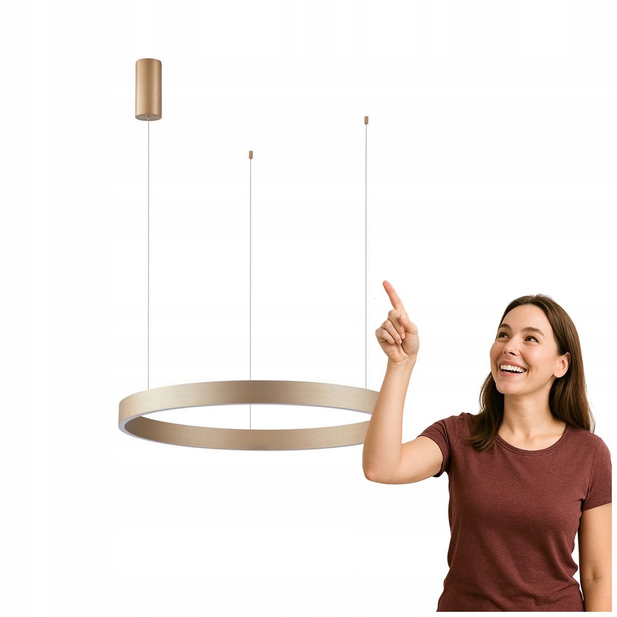 Brasco Up Down LED Lamp Goud 60W Verstelbaar