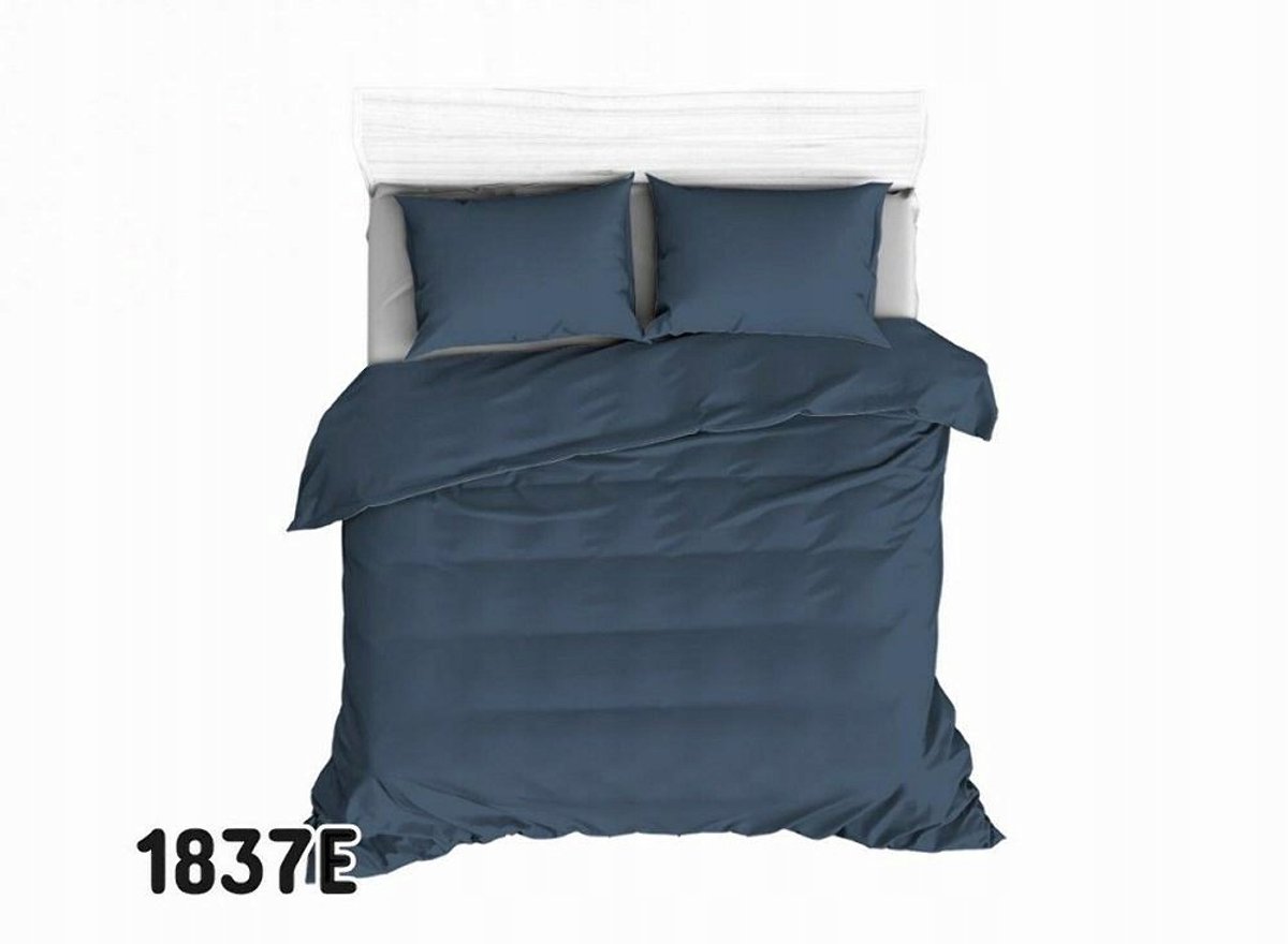 Donkerblauwe Katoenen Kussensloop 50x60 cm - Effen Kleur