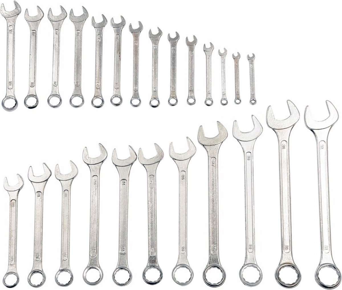 Vorel ringsleutelset 6-32 mm, 25 stuks, inclusief etui