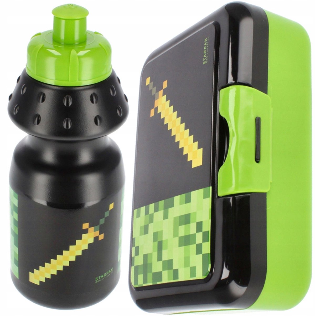Starpak Game drinkfles en broodtrommelset voor kinderen