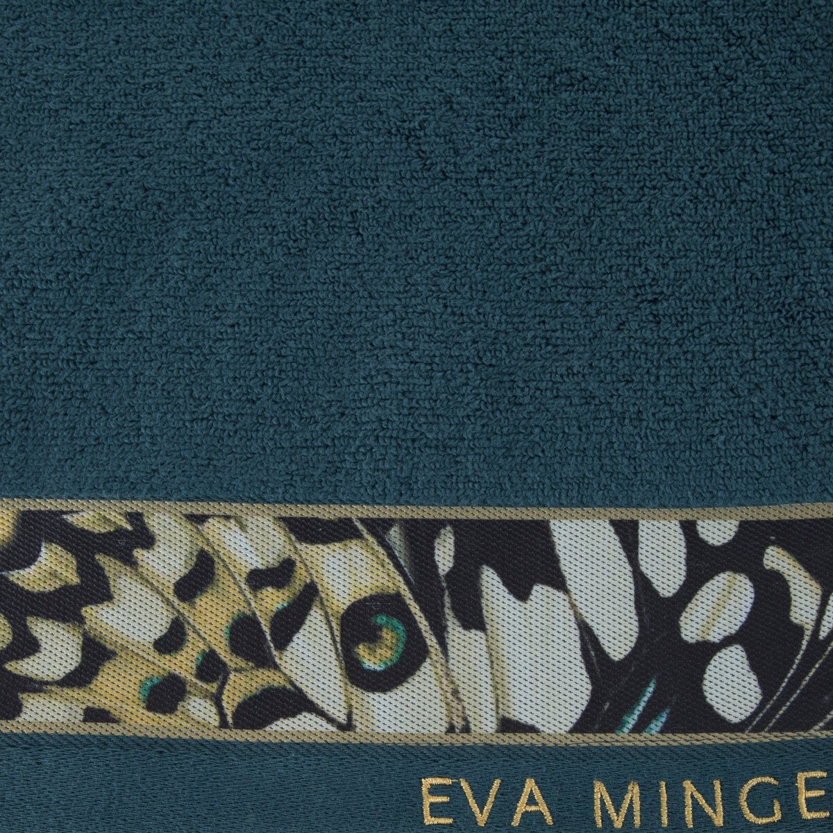 Handdoek Eva 30x50 cm Donker Turquoise - 100% Katoen