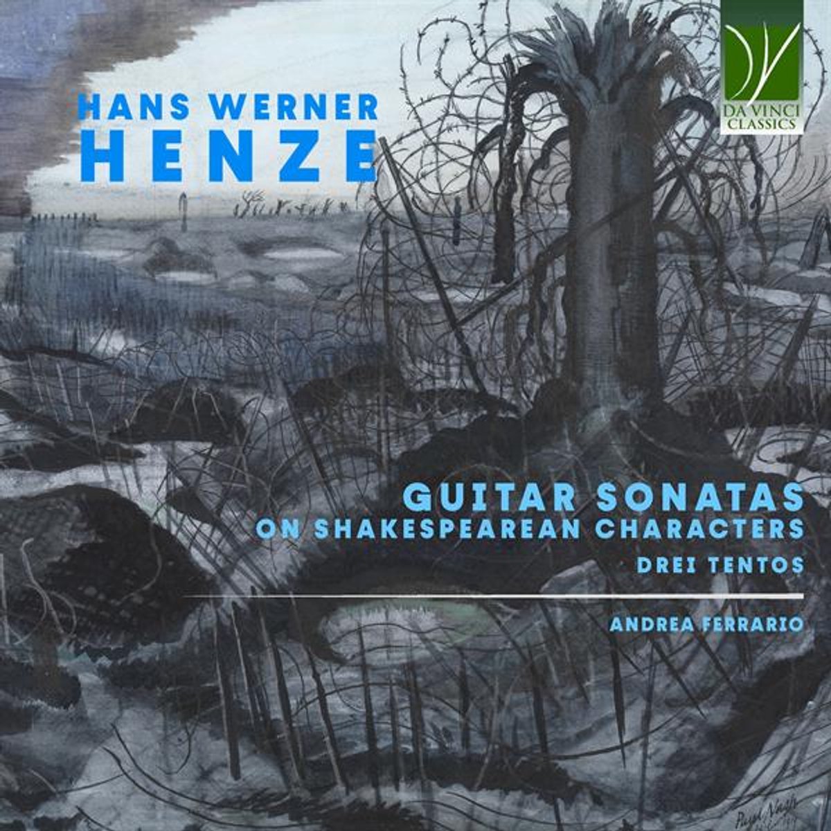 Andrea Ferrario - Hans Werner Henze: Guitar Sonatas On Shakespearean Characters (Royal Winter Music)/Drei Tentos (CD)
