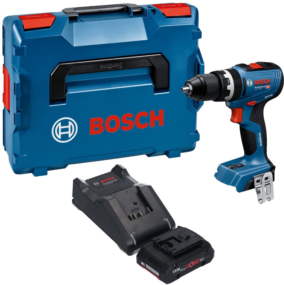 Bosch GSB 18V-65 Professionele accu klopboormachine 18 V 65 Nm ( 06019N3300 ) Brushless Solo - zonder accu, zonder oplader