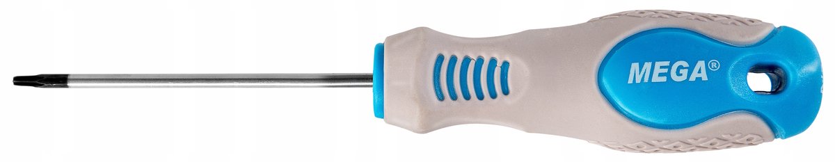 Mega Torx Schroevendraaier T9 x 75mm CrV Soft Touch handvat