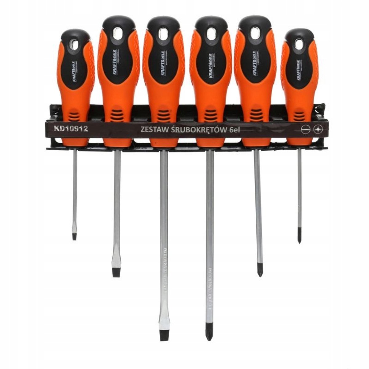 Kraft&Dele Schroevendraaierset 6 Delig met Magnetische Punt