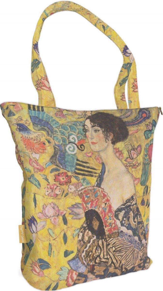 Shopper Tas Dama met Waaiervan Gustav Klimt - Kunst & Stijl