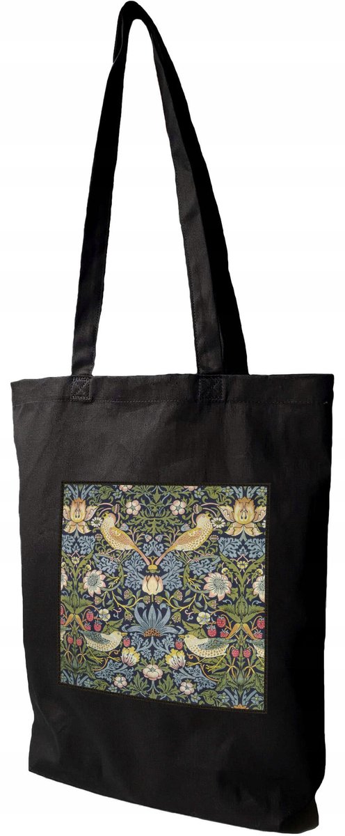 William Morris Strawberry Thief Shopper Tas met Patch - Katoen