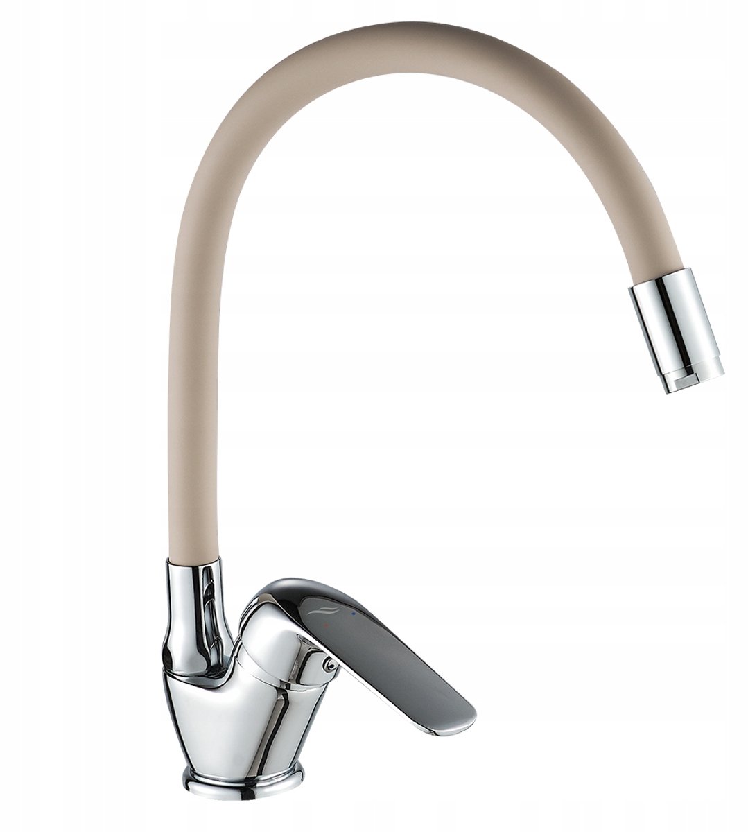 Kuchinox ELZA Keukenmengkraan - Staand, Chroom/Beige
