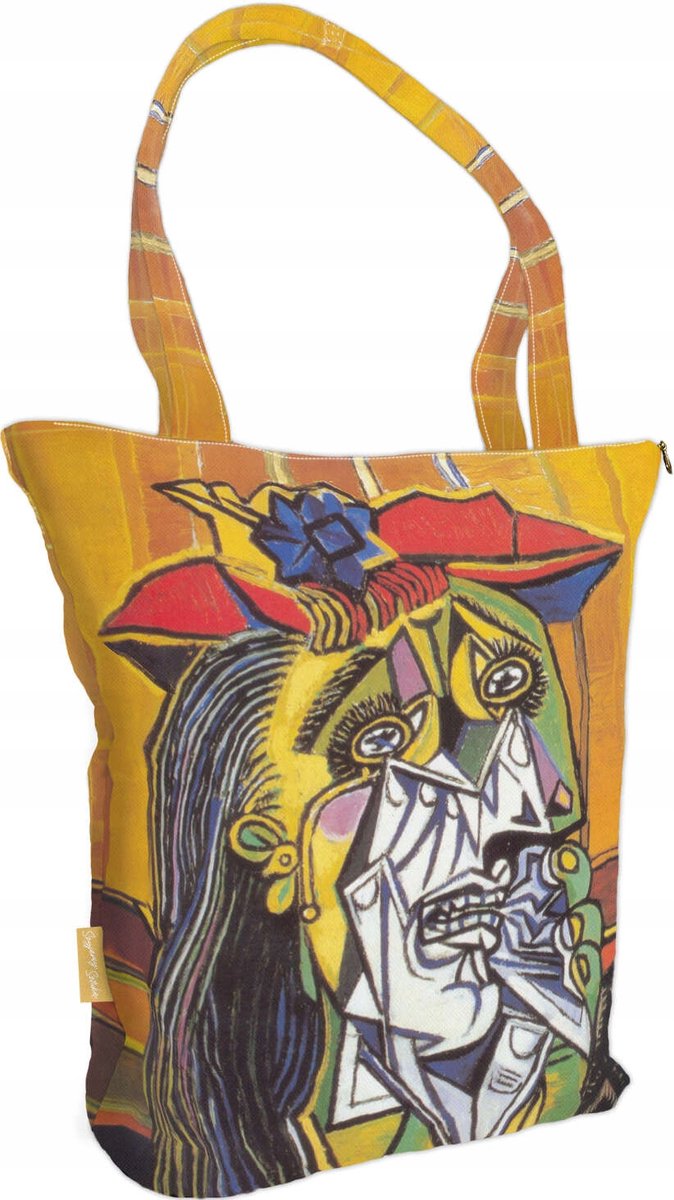 Shopper Tas met Pablo Picasso 'Huilerende Vrouw' Print