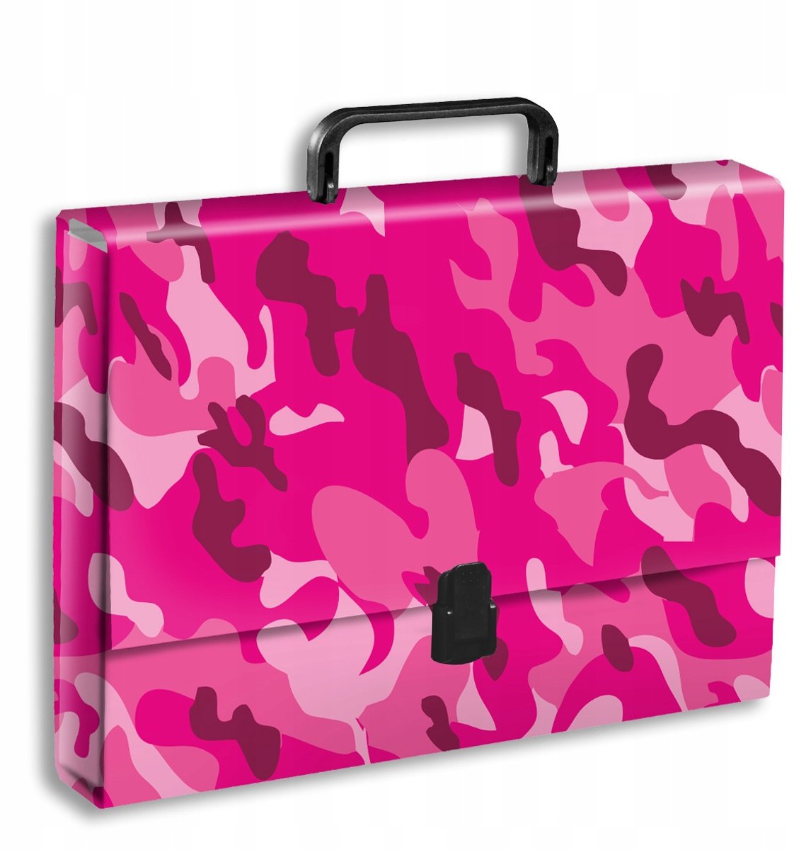Penmate A4-kaart met handvat - Stoer Roze Camouflage Design