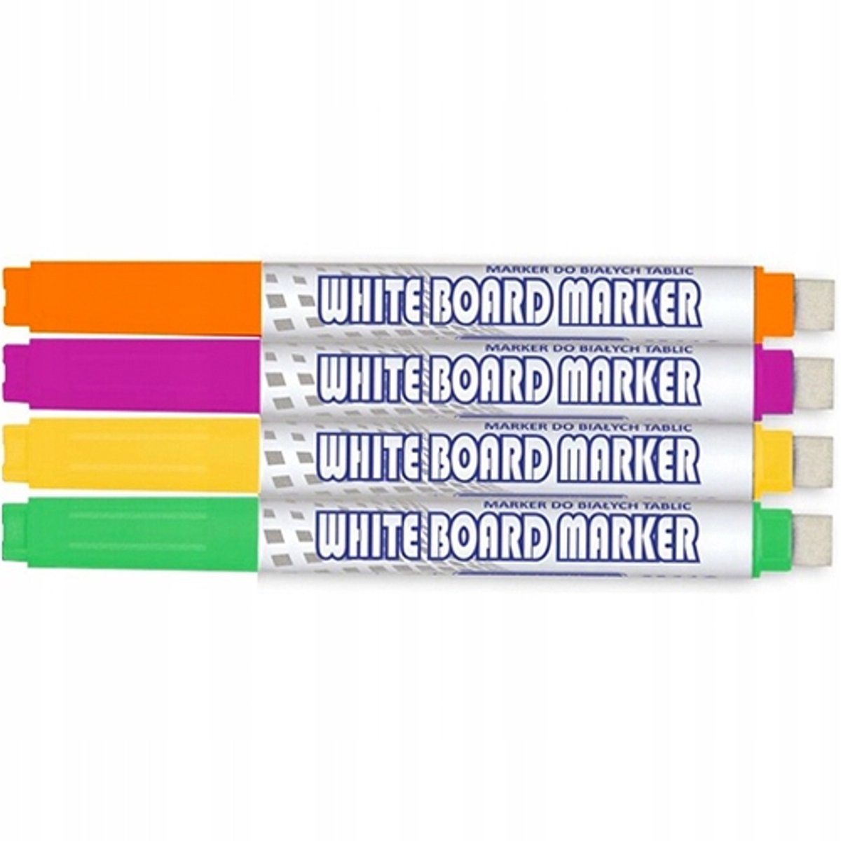 4 pastelkleurige bordmarkeringen met gom - ideaal voor op kantoor